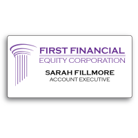 1.25" x 3" Full Color Name Badge