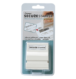 The Secure Stamper #1342 can hide a block of information such as name and address with just one impression. Impression Area: 1/2" x 1-5/8"