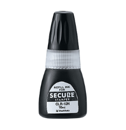 Special refill ink for the Secure Stamps #1342 and #2471.  Comes with re-inking instructions.  Black Ink.