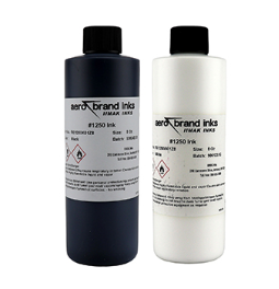 Aero #1250 quick dry marking ink allows fast drying on non-porous surfaces.  Comes in a 8