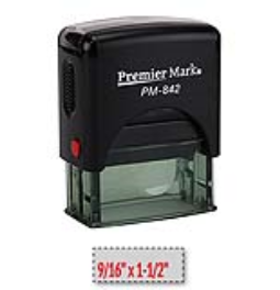 What a steal! $8.50 for a 3-line self-inking address stamp! Set and preview your stamp online!