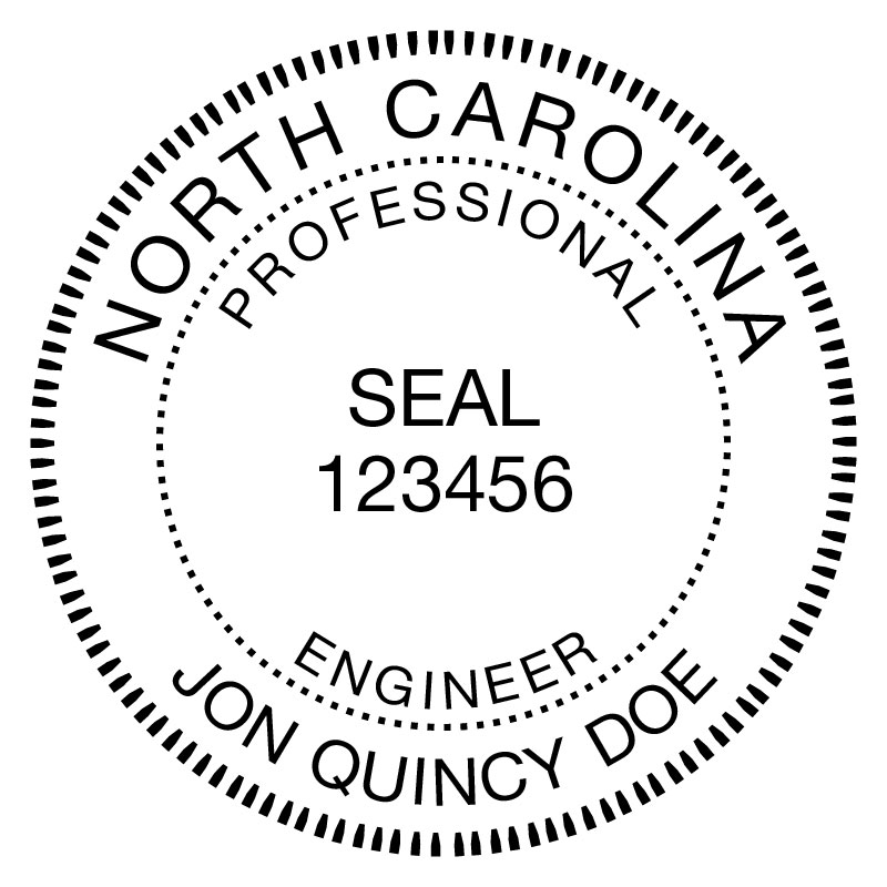 NORTH CAROLINA PROFESSIONAL ENGINEER STAMP REQUIREMENTS visual data 2