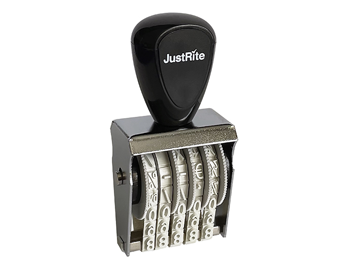 JustRite Number Band Stamp - Size BN-5, 3 Bands