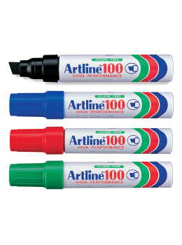 EK-100 - Artline 7.5-12mm Chisel Permanent Markers - Sold by the Dozen