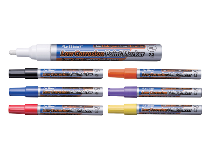 Artline Low Corrosion Markers, 2.3mm Bullet Paint Markers, Sold by the Dozen