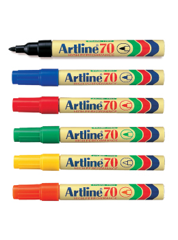 EK-70 - Artline 1.5mm Bullet Permanent Markers - Sold by the Dozen