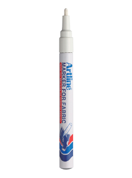 EKC-1 - Artline Fabric Marker (White Ink) 1.2mm Bullet - Sold by the Dozen