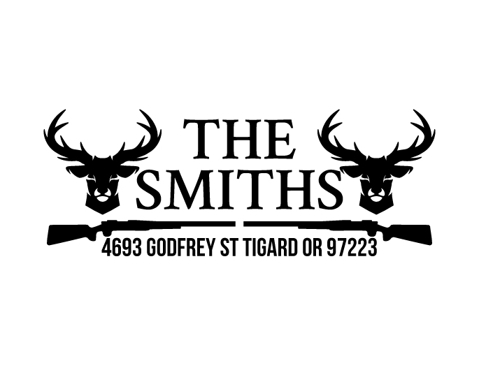 Designer return address stamp.  Unique design comes with thousands of impressions.  Customize with your own information.  Stamp is re-inkable.