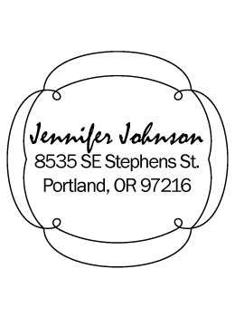 The Stephens return address stamp is a great and unique way to stamp your return address. Choose from self-inking stamp or traditional rubber stamp.