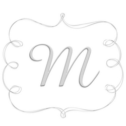 Petunia Monogram paper embossing seal, style CE-70058. Choose from pocket or desk style. Makes a great gift.