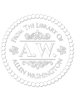 Library paper embossing seal is great for your personal library.  Comes with your custom information.