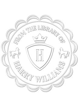 Library paper embossing seal is great for your personal library.  Comes with your custom information.