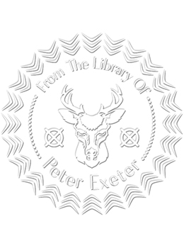 Library paper embossing seal is great for your personal library.  Comes with your custom information.