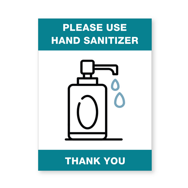 Please Use Hand Sanitizer Sign | Rubber Stamp Warehouse