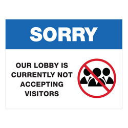 Lobby Closed Sign