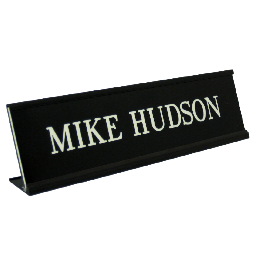 Desk Name Plates with Holders