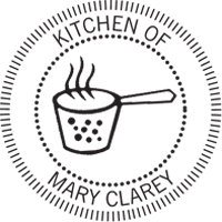 Kitchen of - logo embossing seal is great for recipe cards or cookbooks.