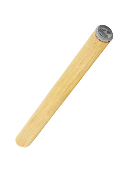 Peg rubber stamp.  1/2" diameter birch wood peg stamp.  Perfect for hard to reach places and inspection stamps.
