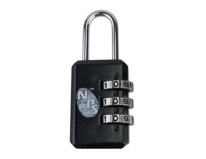 Keep your contents secure with a notary padlock.  Padlock keeps contents in your notary bag secure.
