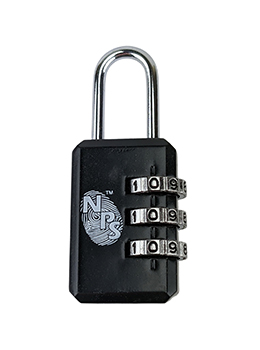 Keep your contents secure with a notary padlock.  Padlock keeps contents in your notary bag secure.