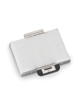 The 6/31 JustRite replacement ink pad fits the JustRite self-inking stamp.  Available as dry or with water based rubber stamp ink.