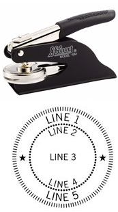 Seal Insert for Seals Purchased From Rubber Stamp Warehouse *ROUND INSERT ONLY*