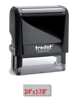Trodat 4912 self-inking stamp is a custom self-inking stamp. High quality plastic deliver a perfect impression.