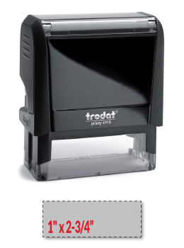 Trodat 4915 self-inking stamp is a custom self-inking stamp. High quality plastic deliver a perfect impression.