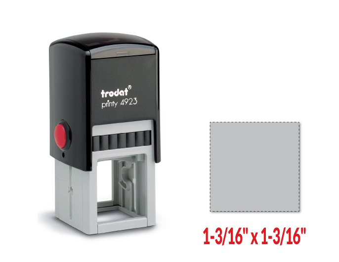 Trodat 4923 self-inking stamp is a custom self-inking stamp. High quality plastic deliver a perfect impression.