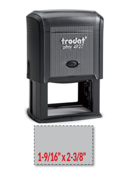 Trodat 4927 self-inking stamp is a custom self-inking stamp. High quality plastic deliver a perfect impression.