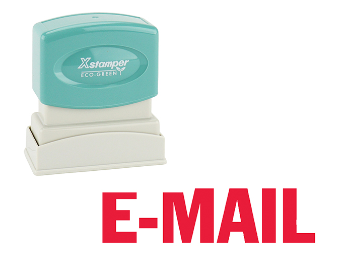 Xstamper #1651 E-MAIL Stock Stamp