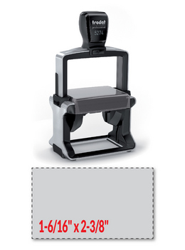 Trodat 5274 professional self-inking stamp is a heavy duty stamp. Stainless steel and high quality plastic deliver a perfect impression.