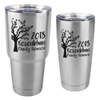 Family Reunion Customized Tumbler - 30 oz or 20 Stainless Steel