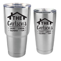 Family Customized Tumbler - 30 oz or 20 Stainless Steel