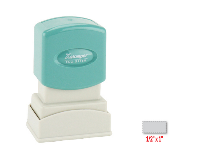 N04 Xstamper Inspection Pre-Inked Stamp  is one of our smaller pre-inked stamps, perfect for a small business phrase stamp or inspection stamp.