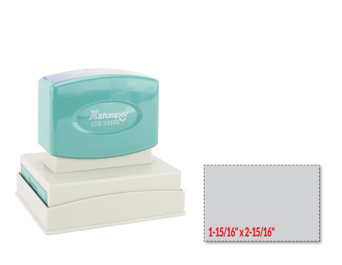 The N22 Pre-Inked Xstamper  is a large-sized stamp, comes with thousands of initial impressions, and is re-inkable.