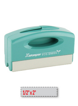 The N40 Pre-Inked Pocket Xstamper  is a small-sized compact stamp, comes with thousands of initial impressions, and is re-inkable.